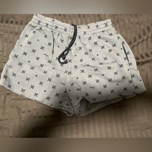 SOLD PINK Victoria's Secret Blue Navy Bandanna Print Women’s Shorts Size Medium